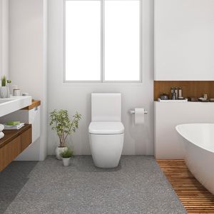 WOLTU WC Sitz mit Absenkautomatik, Duroplast, Antibakterielle Beschichtung, Weiß