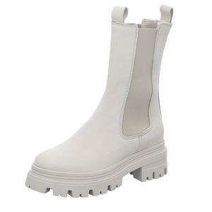 TAMARIS Damen-Stiefelette Chelsea Boot Beige, Farbe:beige/schlamm, EU Größe:39