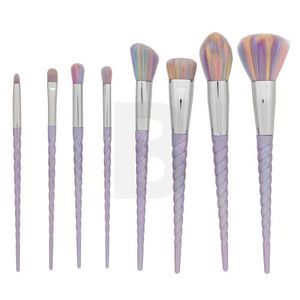 Zestaw pędzli do makijażu MIMO Unicorn Pastel 8 szt