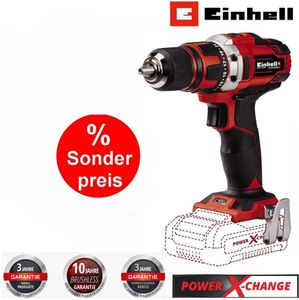 Einhell Akku-Bohrschrauber TE-CD 18/40 Li-Solo 18 V, 40 Nm Drehzahl-Elektronik, LED-Licht