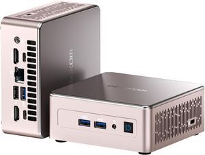 GEEKOM NUC Mini PC A 5, AMD Ryzen 7 5800H (až 4,4 GHz) Stolní počítač, mini počítač, 32 GB DDR4 512GB SSD s Windows 11 Pro, WiFi 6, HDMI, BT 5.2 Počítač pro hraní her a kancelářskou práci