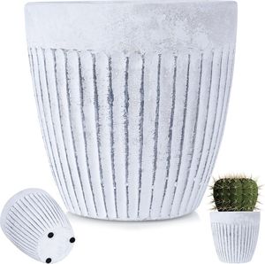 Vilde Blumentopf Pflanzentopf Übertopf aus Keramik weiß 11,5 cm Vilde Blumentopf Pflanzentopf Übertopf aus Keramik weiß 11,5 cm