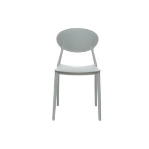 Miliboo - 2 Design-Stühle Grau Polypropylen ANNA