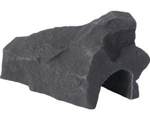 Variogart Höhle M 3 1226 Dekoration Deko Aquarium Terrarium Schiefer-Anthrazit