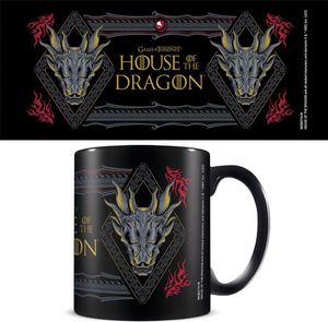 House Of The Dragon - Kaffeebecher, Aufwendig PM4588 (Einheitsgröße) (Schwarz)
