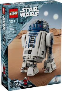 LEGO Star Wars R2-D2, Modell-Set für Kinder, Jungen & Mädchen, baubare Spielzeug-Droiden-Figur mit 25. Jahrestag Darth Malek Minifigur und Dekoration Plakette, Sammlerstück Geschenkidee 75379