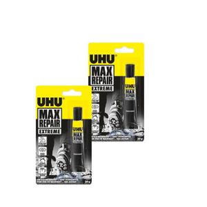 UHU Max Repair Extreme Kleber 20g transparent Polymer Technologie ( 2er Pack )
