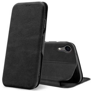 Shell Flip Case für Apple iPhone XR Hülle Book Cover Handy Tasche mit Kartenfach Premium Schutzhülle