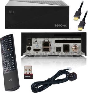 VU+ ZERO 4K 1x DVB-S2X Multistream Tuner Linux SAT Receiver Schwarz PremiumX PX150 MINI W-Lan Stick Wireless USB
