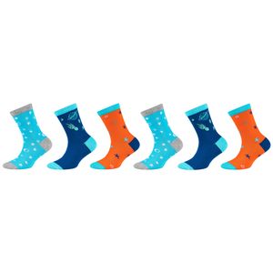 Skechers 3PPK Boys Casual Patterned Socks SK41081000-5803, skarpetki, dla chłopców, wielokolorowe