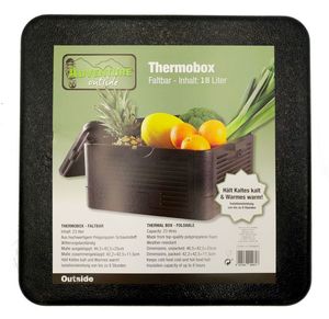 BURI Faltbare Thermobox 18L Kühlbox Thermobehälter Pizzabox Isolierbox Warmhaltebox