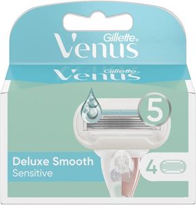 Gillette Venus Deluxe Smooth Sensitive Rasierklingen (4 St)