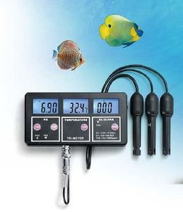 7-in-1 Multimeter Multi-Parameter Tester Messgerät Prüfer (EC, CF, TDS, PH, °C, °F & Redox) Leitwert Wert Wasserqualität Leitfähigkeit Aquarium Pool Teich P34