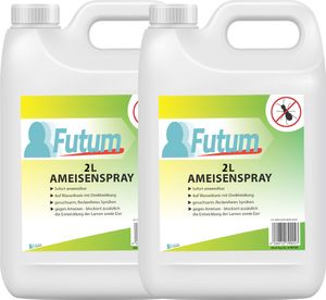 Futum 2x2 L Anti-Ameisen-Mittel Spray Gift gegen frei abwehren Bekämpfung Schutz Ex