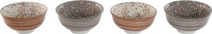 Zestaw misek Home ESPRIT Brown Beige Porcelana Blomster Shabby Chic 11,5 x 11,5 x 6 cm