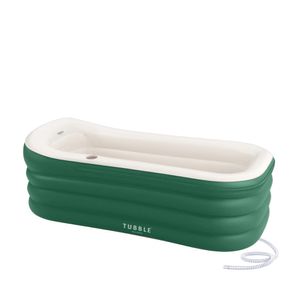 Tubble® Royale Aufblasbare Badewanne - Emerald Green - Schneller Aufbau in 1 Min - Heiß- und Eisbad - Faltbar, für Erwachsene bis zu 188cm - 255L Fass