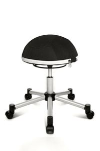 Topstar Fitness Hocker "Sitness Half Ball" schwarz