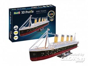 Revell 3D puzzle RMS Titanic - LED edícia