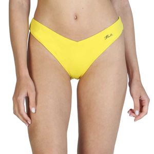 Karl Lagerfeld Damen Bikini Bikinihose Badeslip Schwimmhose, mit elastischem Bund  , Größe:S, Farbe:Gelb