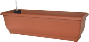 Truhlík samozavlažovací Aqua Gloria, bez misky, 50cm, cihlově červený