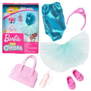 Set Ballerina | für Chelsea Barbie | Mattel FXN72 | Trend Mode Puppen-Kleidung