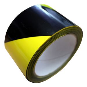 Markierungsband schwarz-gelb / Rolle 50 mm x 66 m