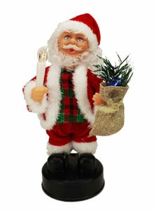 HAAC Singende und tanzende Weihnachtsmann Nikolaus Wackelfigur 24 cm Weihnachten