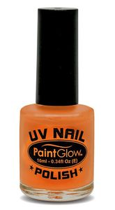 UV Neon Nagellack Farbe: Orange