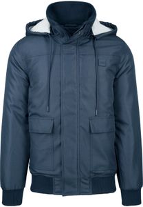 Urban Classics Herren Zimná bunda s kapucňou TB1806 Blau Navy L