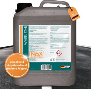 INOX® Felgenreiniger Konzentrat 5 L - Spezial Felgen Reiniger für Alu & Stahl