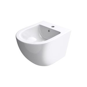 doporro WC-Bidet Düren179 Weiß 48,5x36x36cm aus Keramik Wand-Bidet mit Überlauf