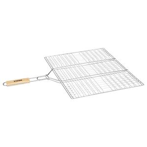 Doppelter rechteckiger Grillrost - 50/70 x 40 cm