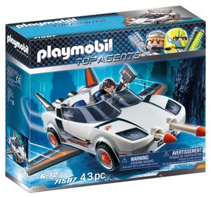 PLAYMOBIL Top Agents 71587 Agent P.'s Spy Racer