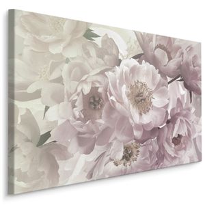 Fabelhafte Canvas LEINWAND BILDER 70x50 cm XXL Kunstdruck Pfingstrosen Blumen Natur