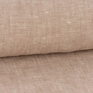 Leinenstoff Reinleinen 100% Linnen Georgio uni camel beige meliert 1,37m