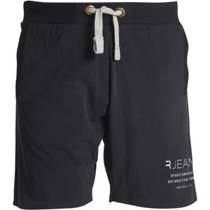 Sweat- Shorts von Replika by Allsize in Herrenübergrößen, schwarz , Größe:2XL
