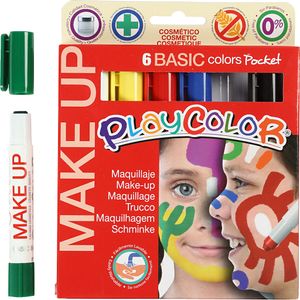 Playcolor Make up, sortierte Farben, Basic, 6x5g