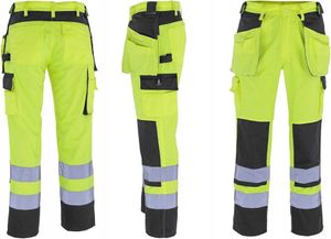 WASSERBESTÄNDIGE ARBEITSHOSE 82 C44 reflectierend schlanke Person 182cm