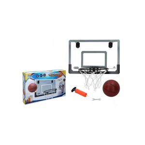 Basketballkorb Basketballring Korb Netz Ball und Pumpe 45x30cm