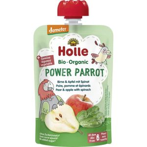 Holle Power Parrot Birne & Apfel mit Spinat -- 100g