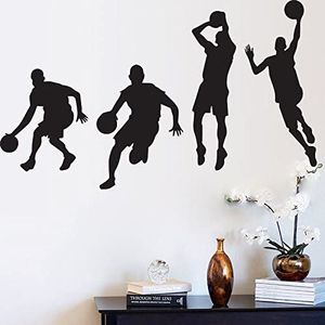Play Basketball Sports Abnehmbarer Jungen Raum Home Wand Sticker Decals Decor Wandbild