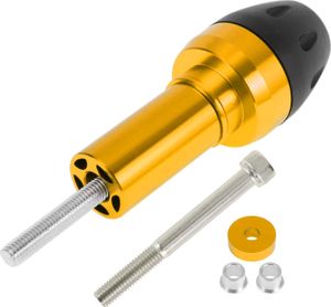 10mm Motorrad Slider Rahmen Aluminiumlegierung Kunststoff Rad Verkleidung Schutz Crash Pad Schutzbügel 44mm 137mm Bolzen Goldton 1 Set 10mm Motorrad Slider Rahmen Aluminiumlegierung Kunststoff Rad Verkleidung Schutz Crash Pad Schutzbügel 44mm 137mm Bolzen Goldton 1 Set