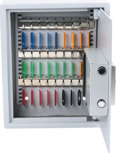 Olympia GOsafe 50A, Polypropylen (PP), Grau, 27 Haken, Code, Schlüssel, 1 Stück(e), 360 x 300 x 100 mm