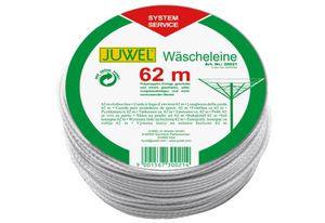Juwel 300-21 Wäschespinnen-Leine, Kunststoff, grau (62 m)