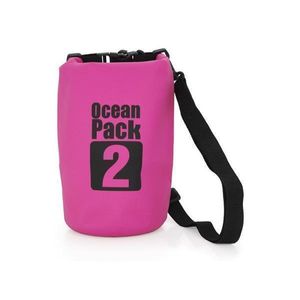 Wasserdichte Dry Bag 2L Trockenbeutel Wasserfeste PVC Drybag Sack Tasche in Rosa