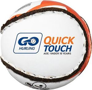 Murphys - "Quick Touch" Sliotar lopta pre deti RD1992 (140) (biela/oranžová)