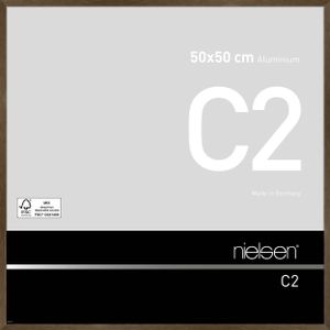 Nielsen hliníkový rám C2 50x50 cm struktura ořech matný