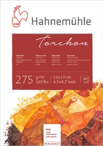 Hahnemühle Torchon Aquarellblock - 275 g/m² - 12 x 17 cm - 20 Blatt
