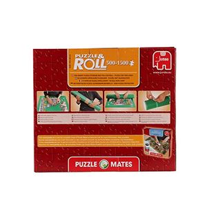 Jumbo 17690 - Puzzle Mates and Roll, Puzzlematte, bis 1500 Teile