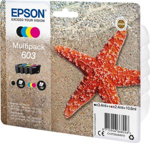 Czteropak wkładów atramentowych EPSON 603